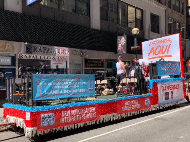 Float Prep Before the Parade Begins