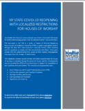 COVID-19: House of Worship Reopening Requirements - Localized Restrictions