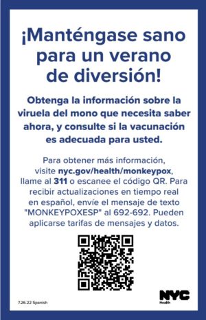 Monkeypox Palm Card - Español
