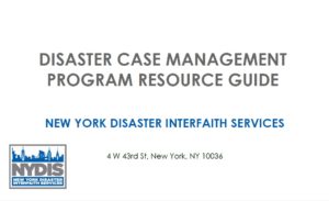 IDA Disaster Case Management Program Resource Guide