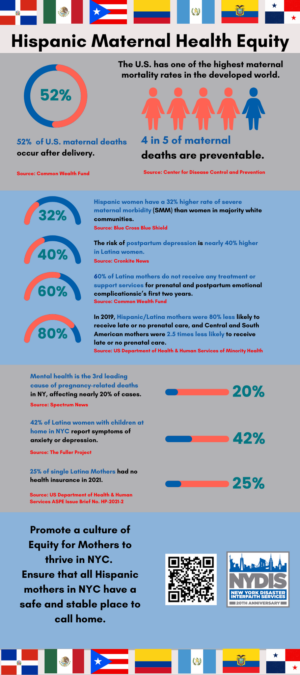 Hispanic Maternal Health Equity Infographic - English
