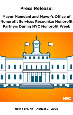 NYC Mayors Office Press release